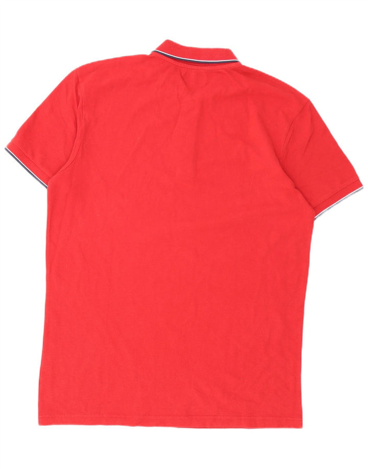 Tricou polo pentru bărbați Kappa 2XL roșu