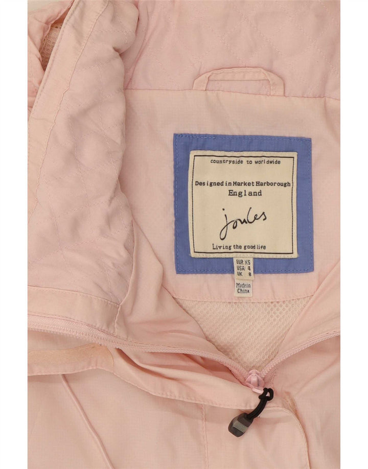 Jachetă de ploaie supradimensionată pentru femei Joules UK 8 Small Pink
