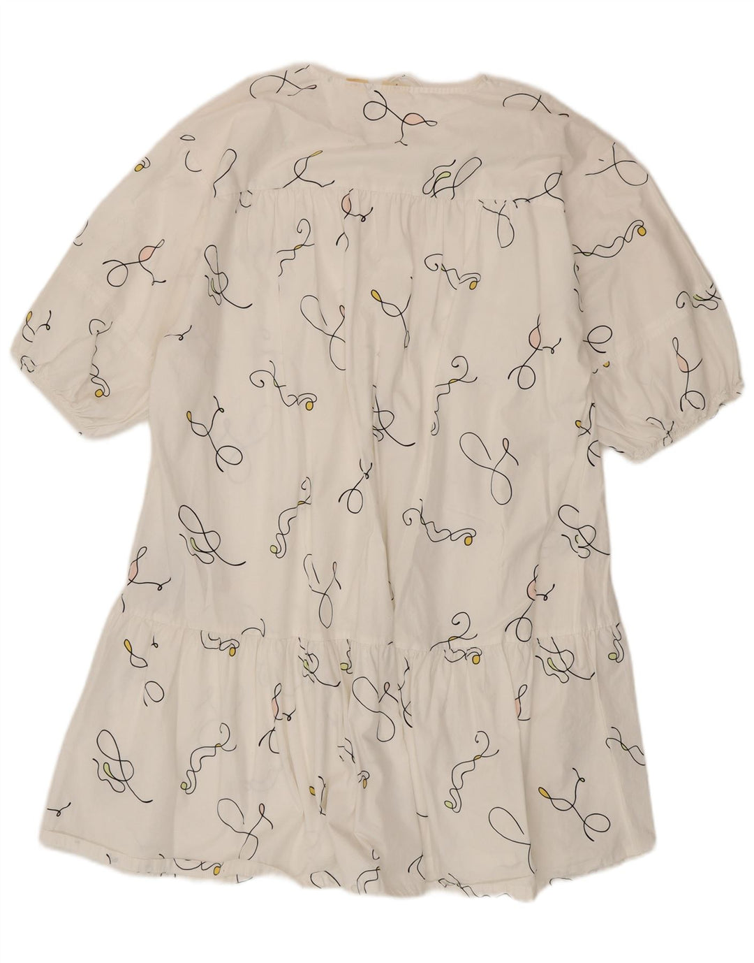 Rochie de cort supradimensionată pentru femei Levi's cu model abstract, UK 14 Medium White