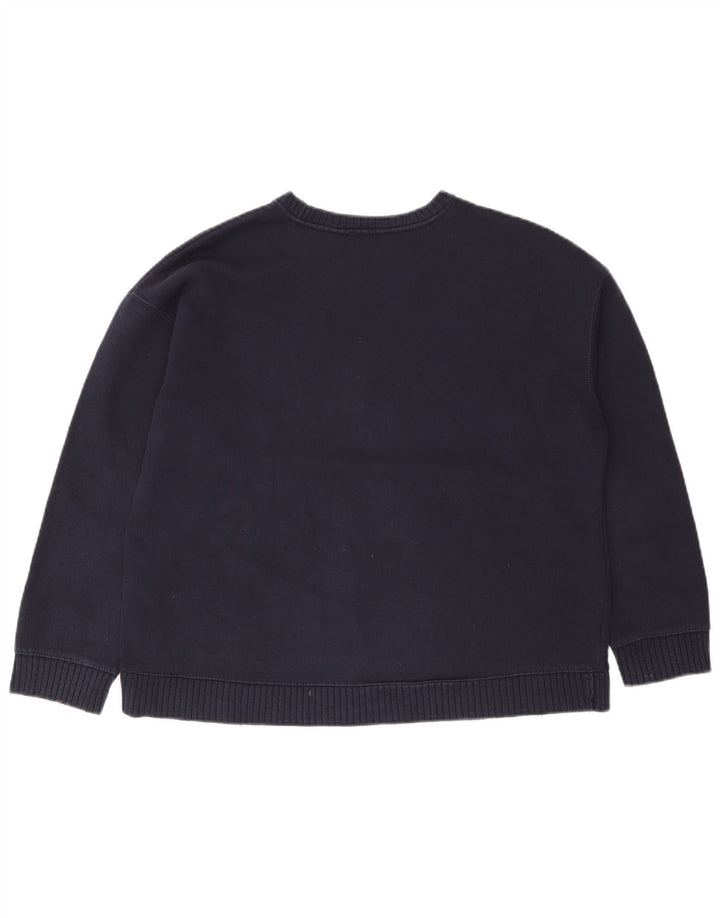 Pulover supradimensionat pentru femei ZARA UK 14 Medium Bleumarin