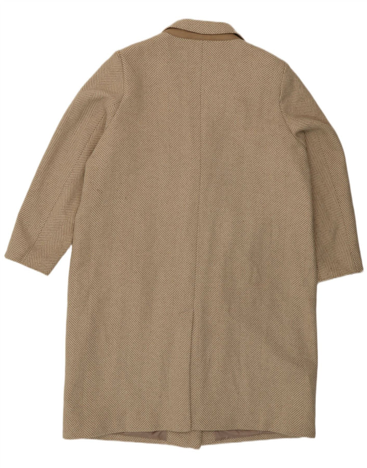 Palton pentru femei Marks & Spencer UK 22 3XL Bej Poliester în schemă