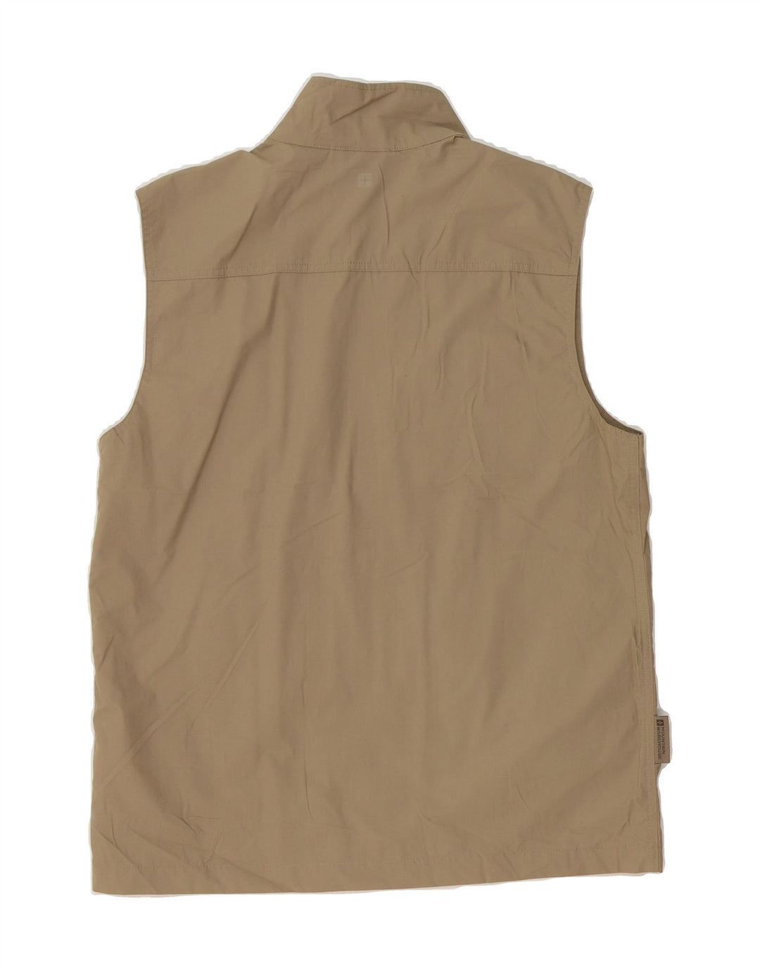 MOUNTAIN WAREHOUSE Mens Utility Gilet UK 38 Medium Beige Polyester Vintage Mountain Warehouse and Second-Hand Mountain Warehouse from Messina Hembry 