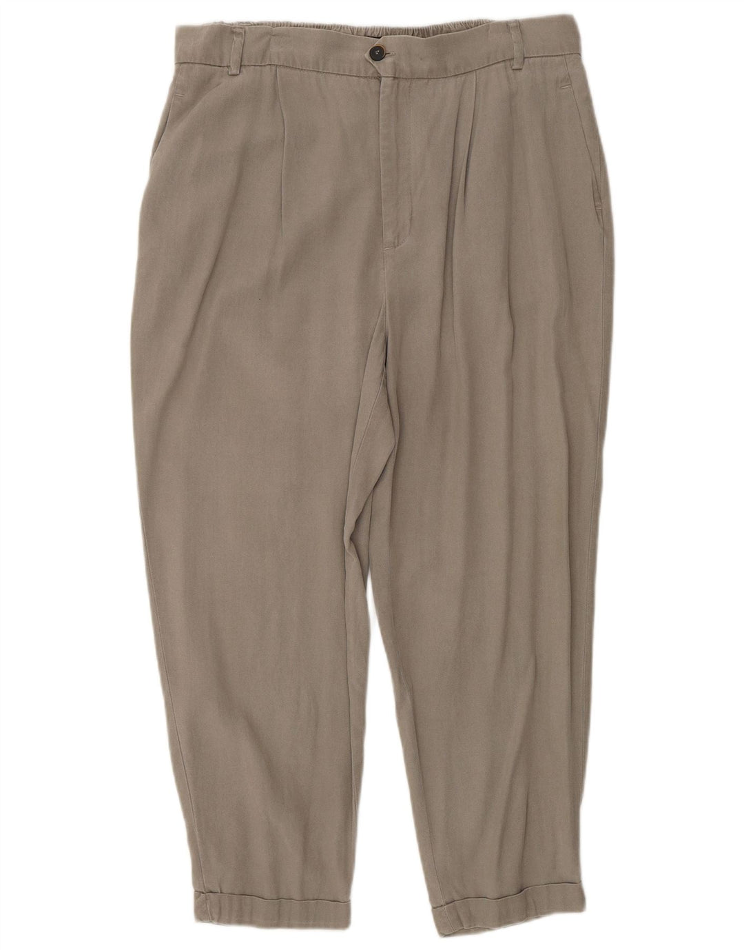 Pantaloni tăiați pentru femei ZARA Mediu W28 L23 Bej