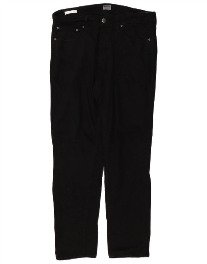 Blugi Jack & Jones Tim Slim pentru bărbați W32 L32 bumbac negru