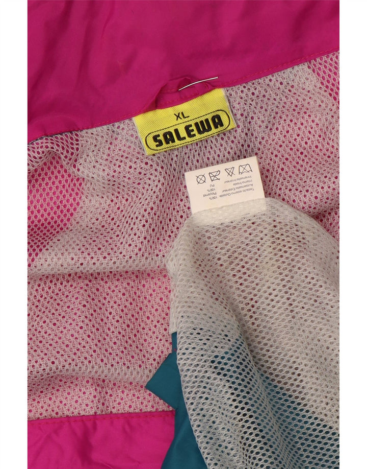 SALEWA Jachetă de vânt pentru bărbați UK 42 XL roz din poliamidă color bloc
