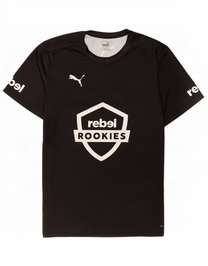 Tricou grafic Puma pentru bărbați Top mare poliester negru