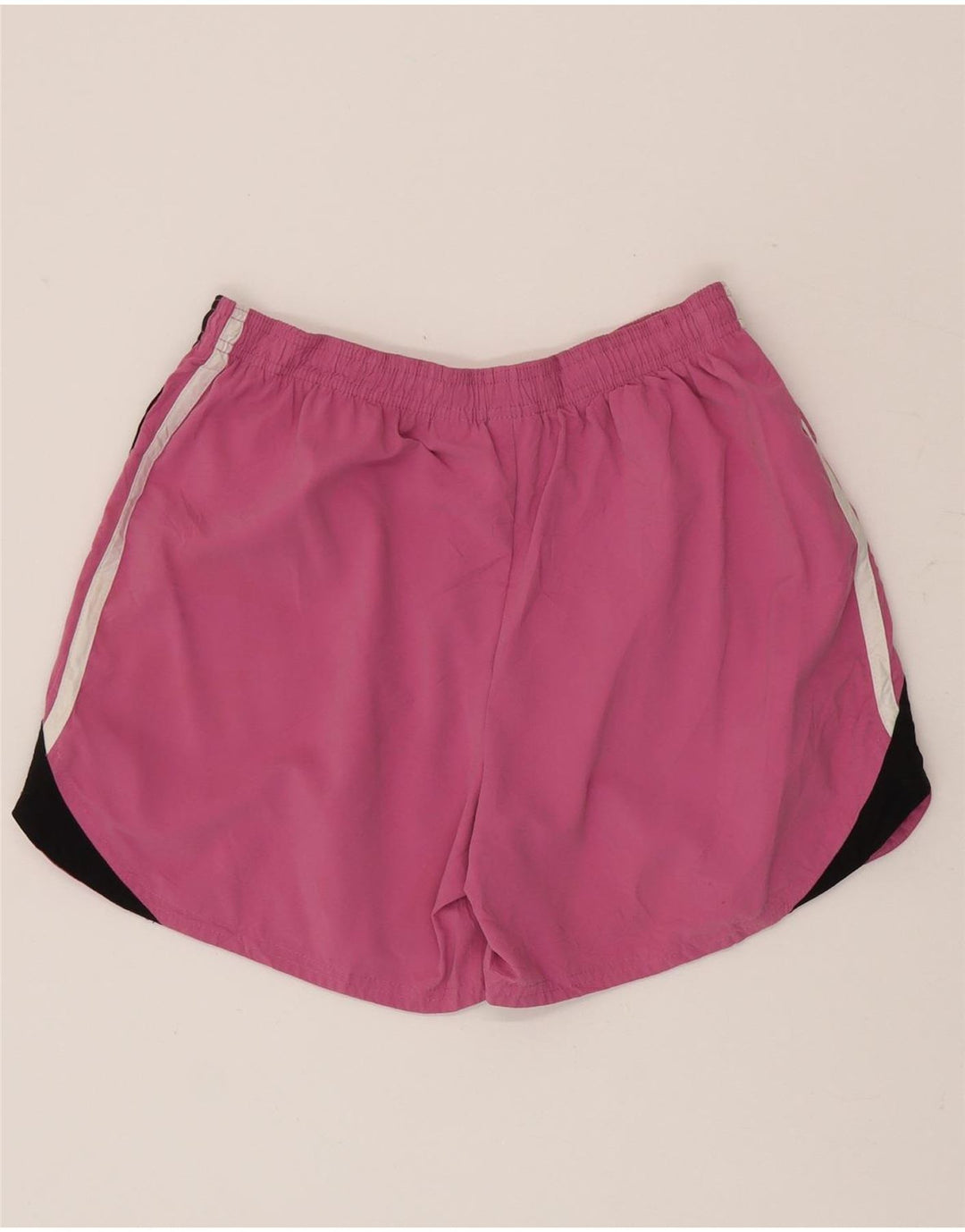 Pantaloni scurți sport Nike pentru femei US 8/10 Roz mediu poliester color bloc