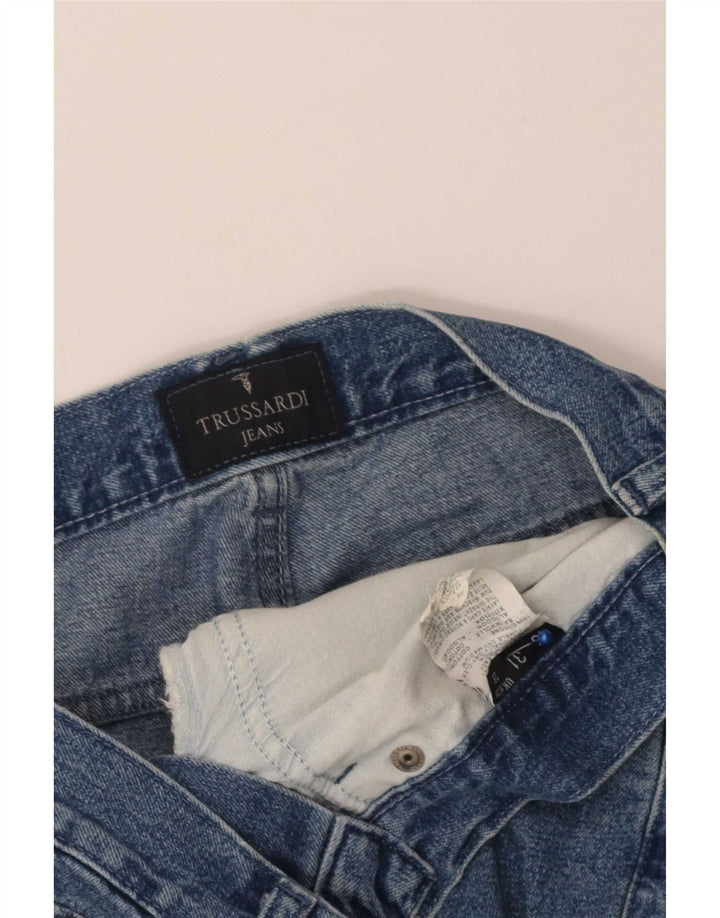 Blugi drepti pentru femei Trussardi W29 L33 Bumbac albastru