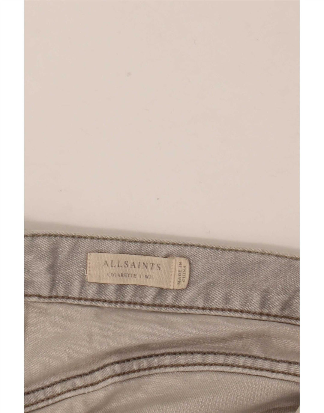 Blugi pentru bărbați All Saints Cigarette Skinny W35 L31 Gri