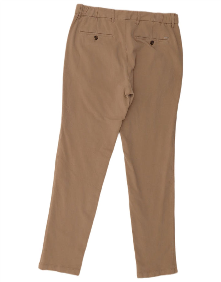 Massimo Dutti Pantaloni chino subțiri pentru bărbați EU 40 Mediu L31 L30 Bej