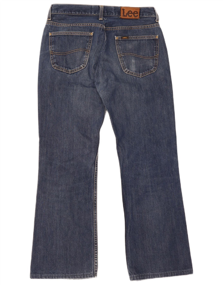 Blugi pentru bărbați Lee Denver Bootcut W33 L29, bumbac bleumarin