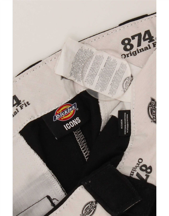 Pantaloni chino drepți pentru bărbați Dickies L34 L34 Poliester negru