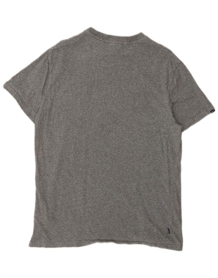 Tricou Superdry pentru bărbați Top mare din bumbac cu pete gri