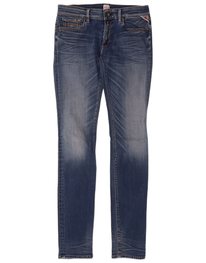 REPLAY Blugi pentru femei Luz skinny W30 L34 Bumbac albastru