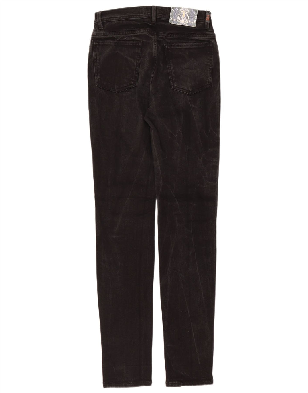 Blugi drepti pentru femei Trussardi W26 L31 bumbac negru