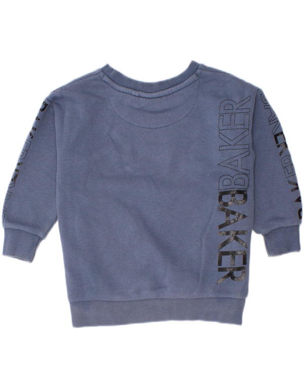 Ted Baker Pulover cu grafic pentru bebelusi 18-24 luni Bumbac bleumarin