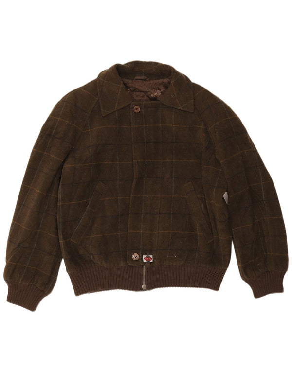 Jachetă bomber pentru bărbați Pierre Cardin UK 42 XL Kaki Check