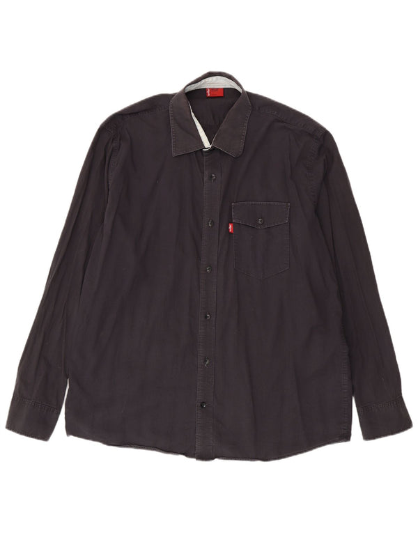 Cămașă pentru bărbați Levi's XL bumbac gri