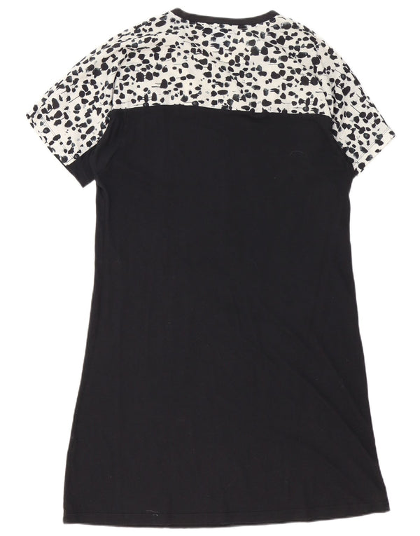 Rochie tricou pentru femei Adidas UK 8 Small Black Animal Print