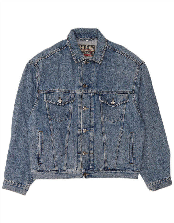 Henry I Siegel H.I.S Jachetă de blugi pentru bărbați UK 40, mare, albastru, bumbac