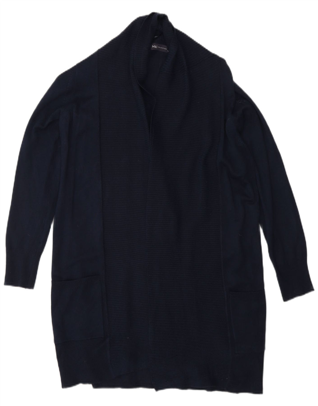 Pulover cardigan deschis pentru femei MARKS & SPENCER UK 6 XS bleumarin