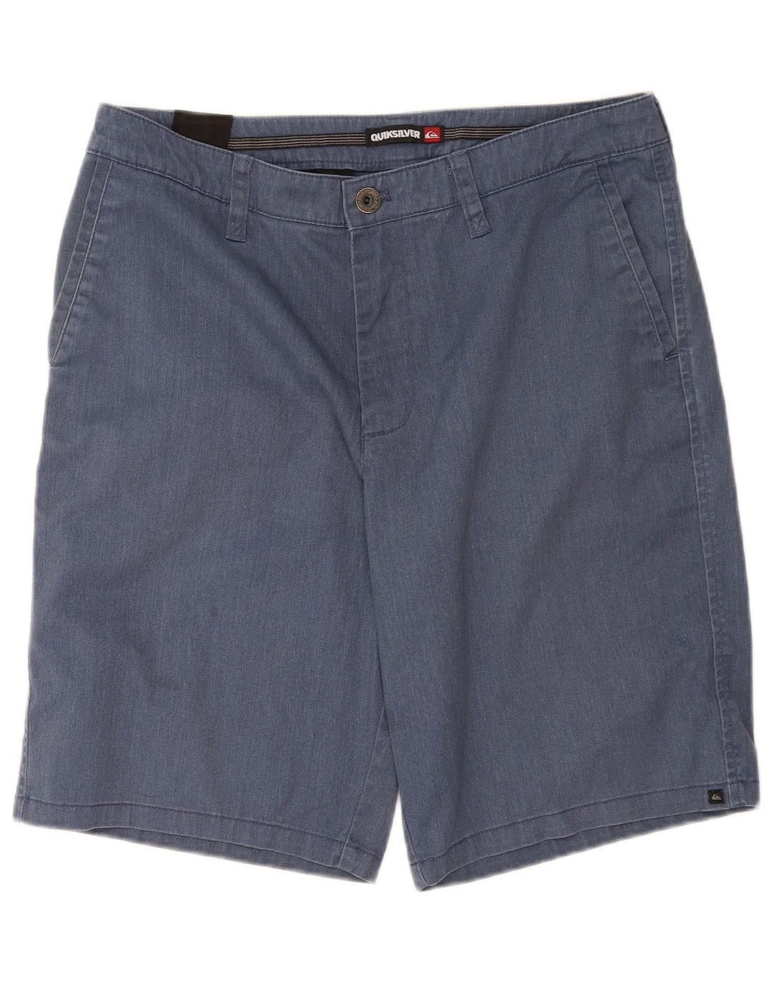 Pantaloni scurți chino pentru bărbați Quiksilver W33, bumbac albastru mediu