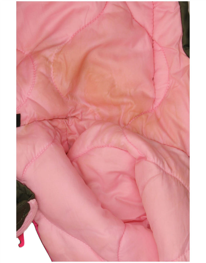 Jachetă parka cu glugă SUPERDRY pentru femei UK 14 Medium Khaki Nylon