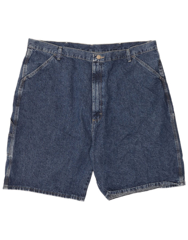 Pantaloni scurți cargo din denim Wrangler pentru bărbați W42 2XL albastru