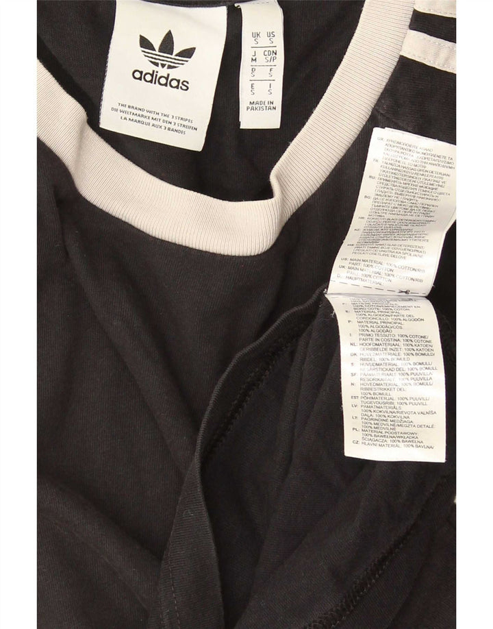 Tricou pentru bărbați Adidas Top mic, negru, bumbac