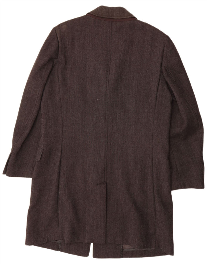 Palton pentru bărbați GEOX Marea Britanie 46 3XL Lână gri din spina de pește