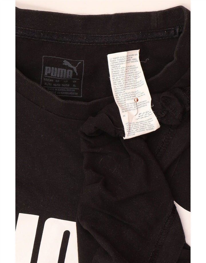 Tricou grafic PUMA pentru bărbați Top XL bumbac negru