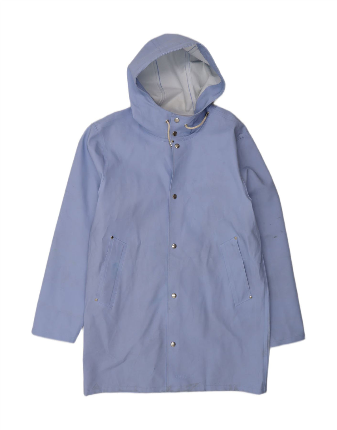 Pelernă de ploaie cu glugă pentru bărbați Stutterheim UK 40 mare, albastru, bumbac