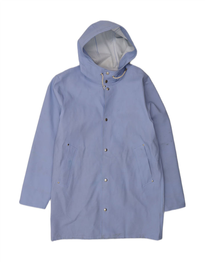 Pelernă de ploaie cu glugă pentru bărbați Stutterheim UK 40 mare, albastru, bumbac