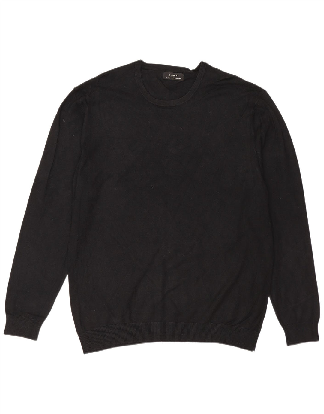 Pulover ZARA pentru damă, cu gât turnut, mare, negru