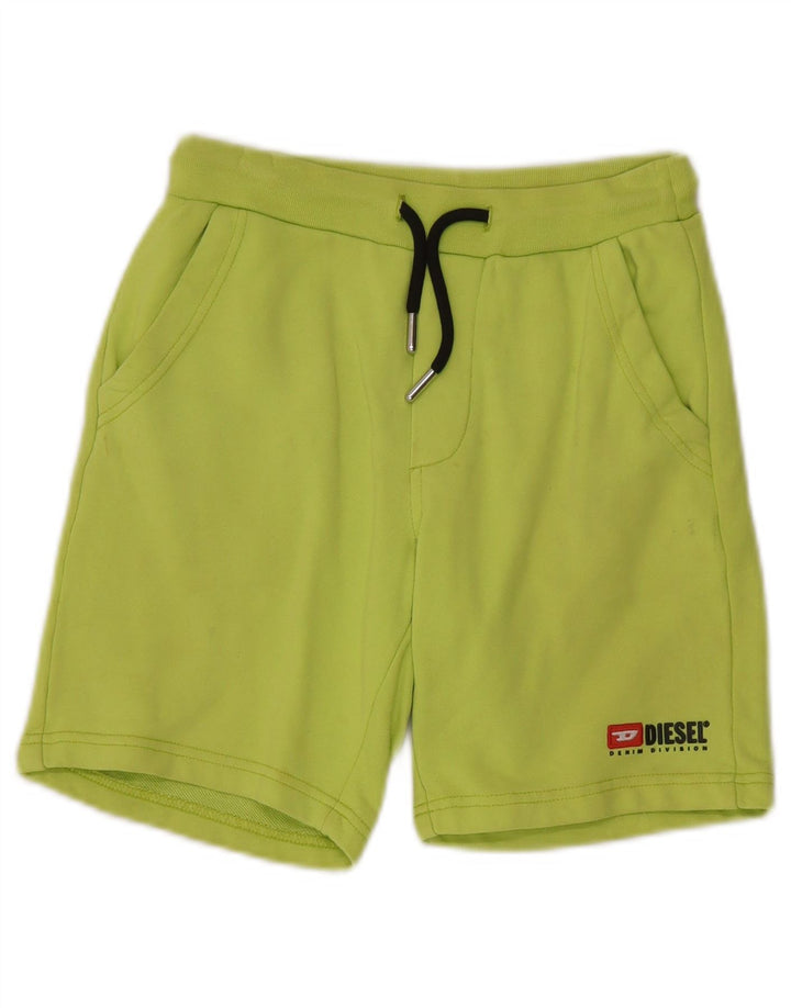 Pantaloni scurți sport pentru băieți Diesel 9-10 ani, bumbac verde