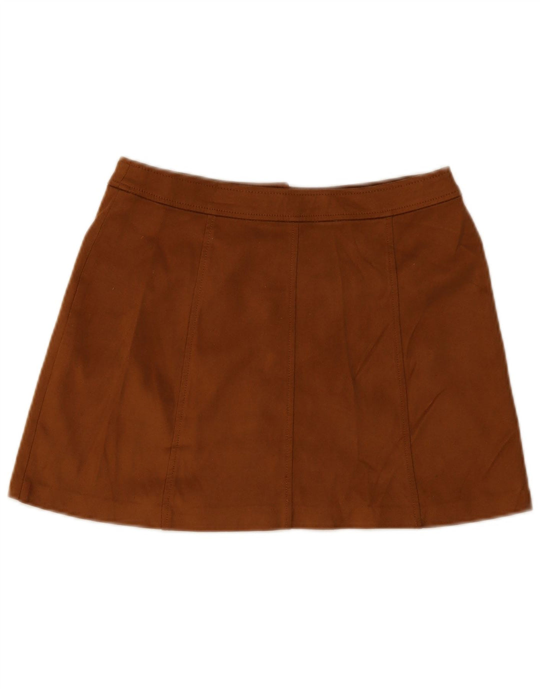 Fustă mini pentru femei Zara Medium W28 Maro Poliester