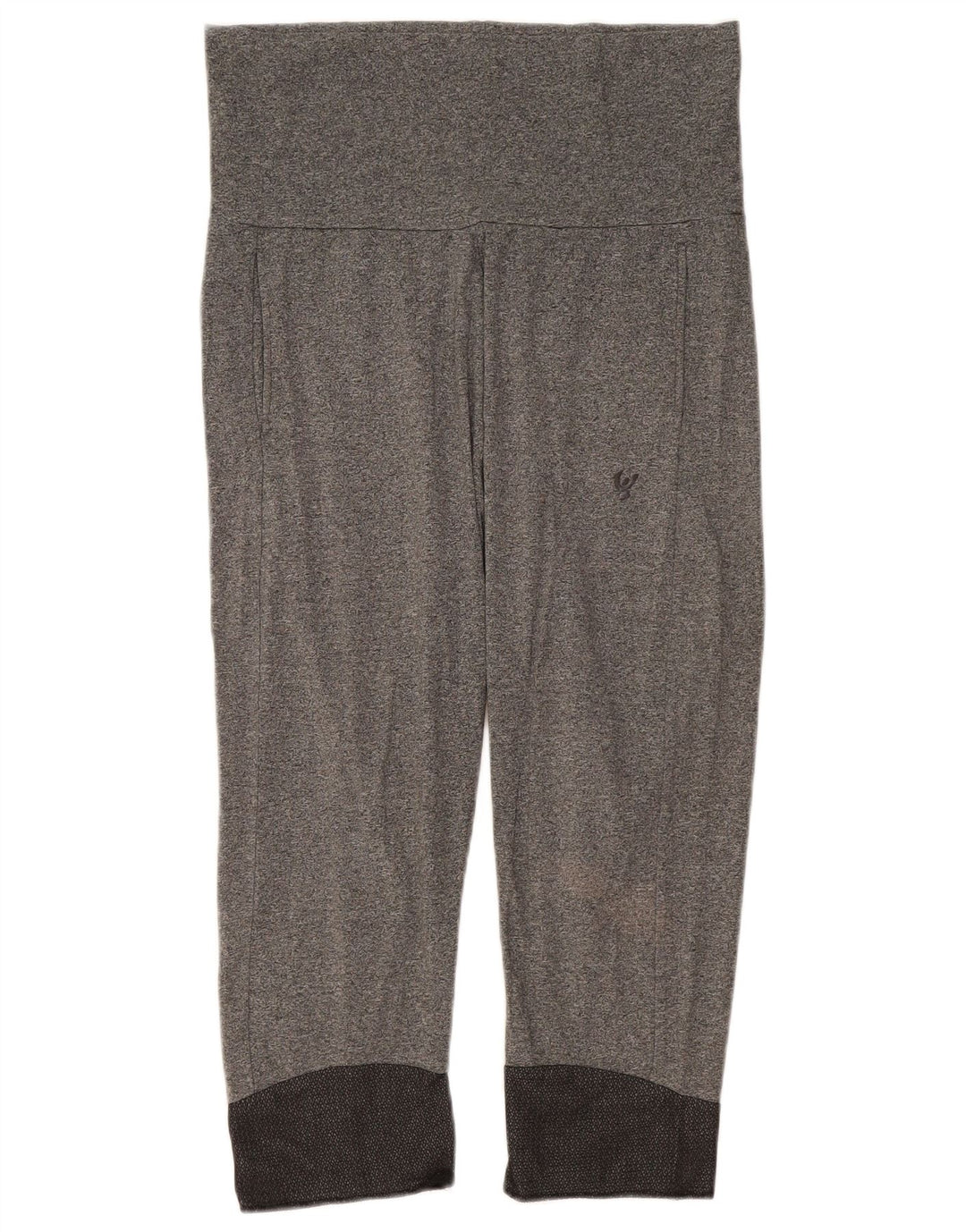 Leggings Capri Freddy pentru femei IT 46 mare, gri bumbac cu pete