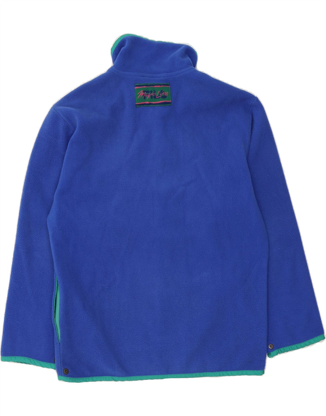 FILA Mens Fleece Jacket IT 46 Small Blue Polyester Vintage Fila and Second-Hand Fila from Messina Hembry 