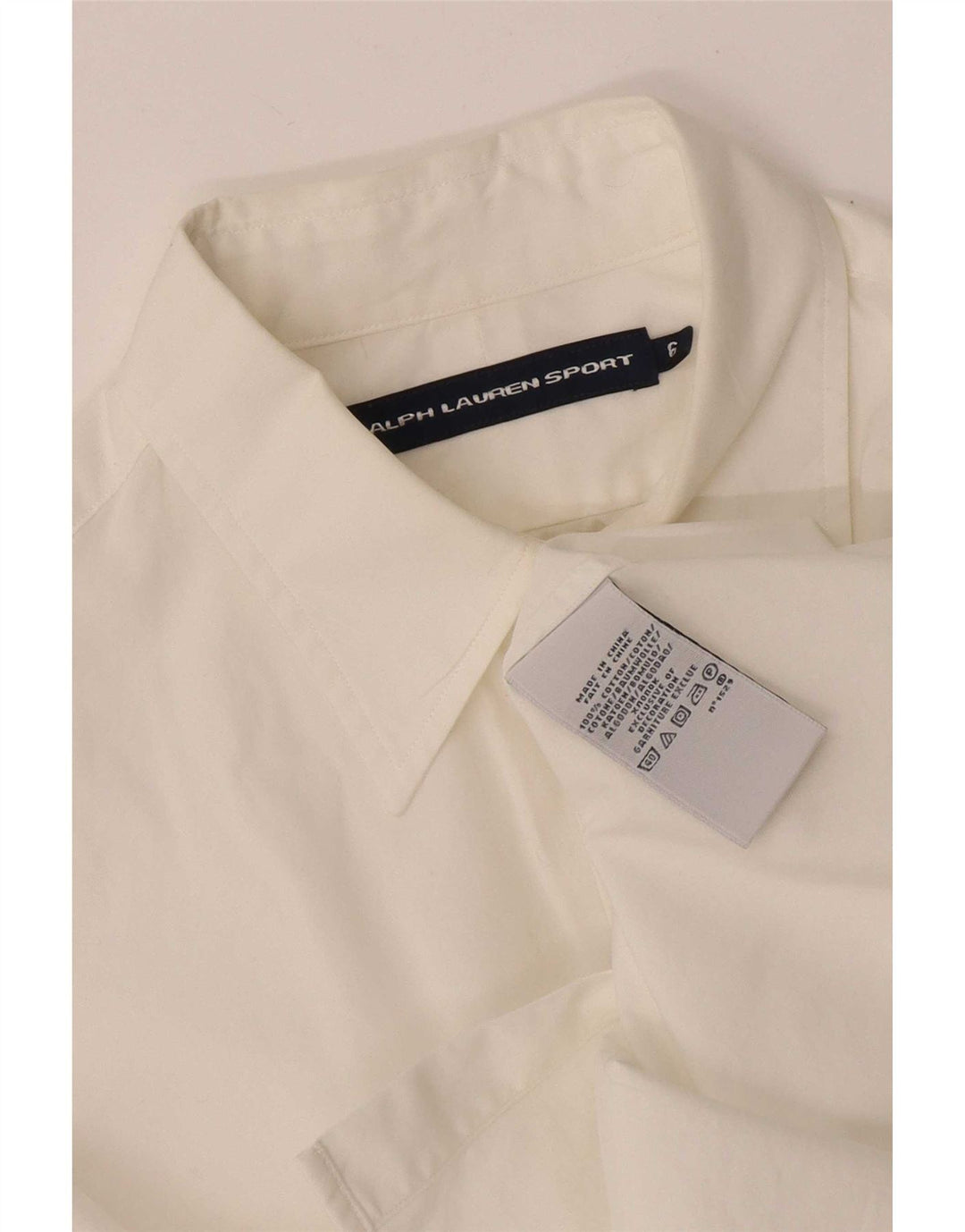 Cămașă Ralph Lauren pentru femei US 6 Medium White Bumbac