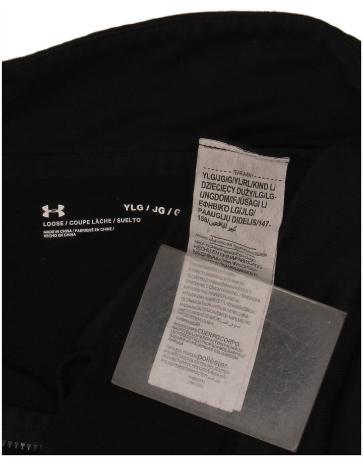 Jachetă de trening pentru băieți Under Armour, 11-12 ani, poliester negru mare