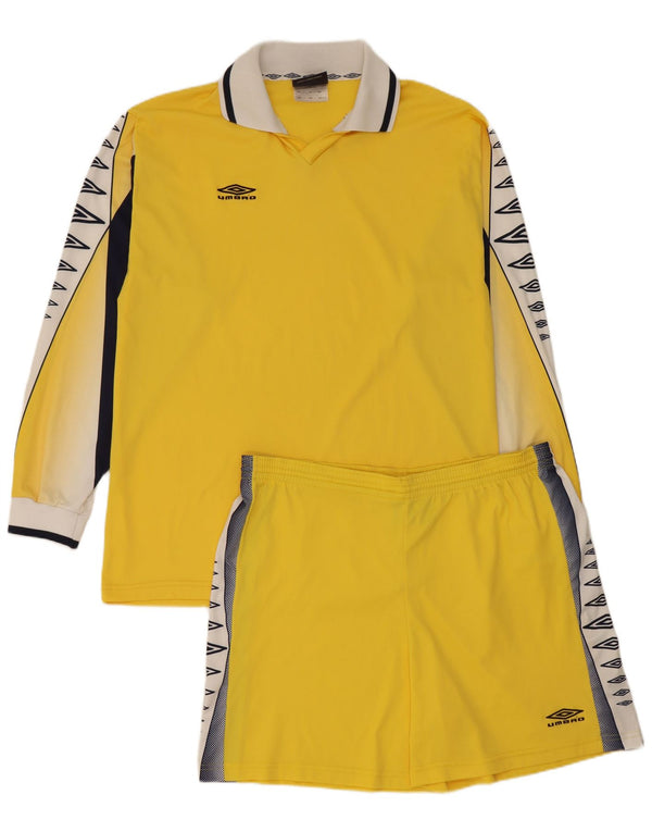 Set 2 piese Umbro pentru bărbați, XL, galben, poliester color bloc