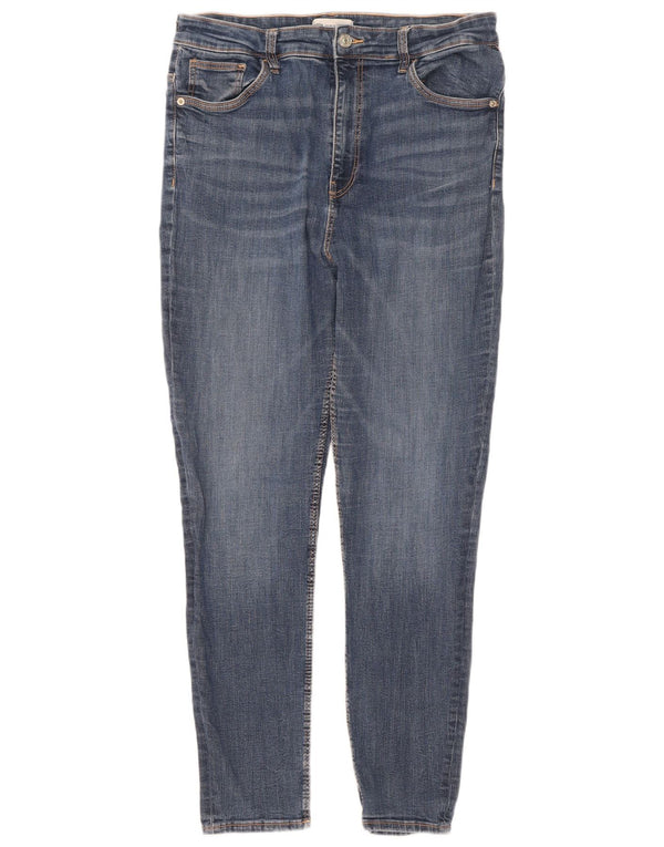 Blugi skinny de damă Zara EU 46 2XL W36 L28 Albastru