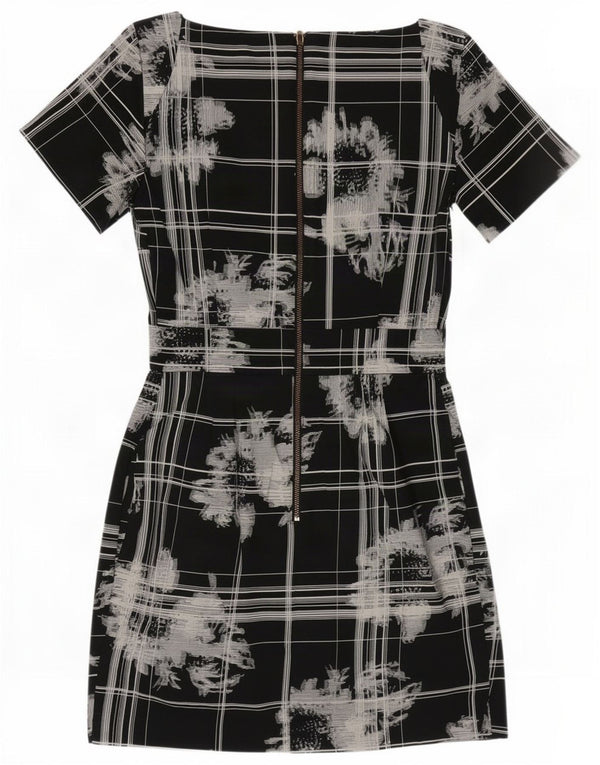 French Connection Rochie teacă pentru femei UK 6 XS Black Floral Bumbac