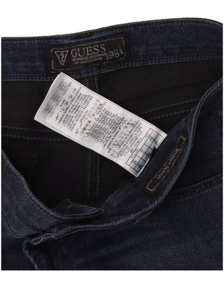 Guess Guess Beverly Distressed Skinny Jeans W29 L27 Blue Poliester