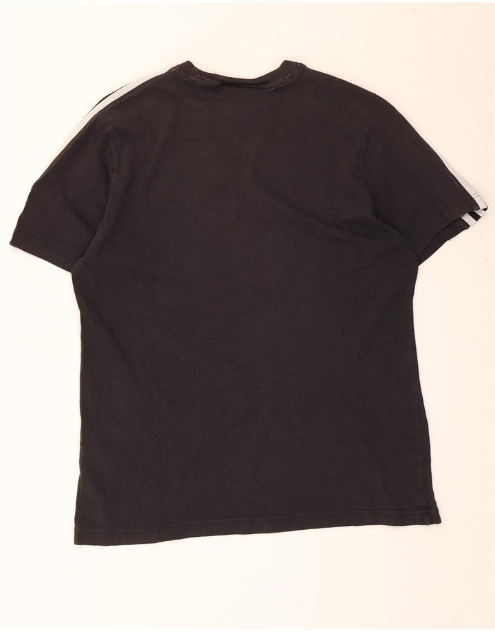 Tricou pentru bărbați Adidas Top Mediu Negru Bumbac