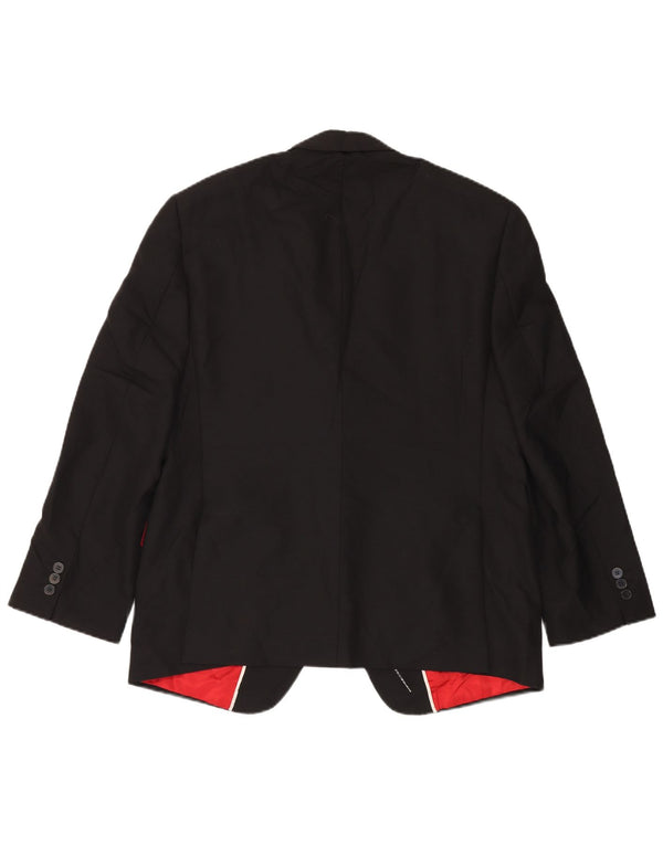 Marks & Spencer jachetă pentru bărbați cu 1 nasture, UK 42 XL, lână neagră