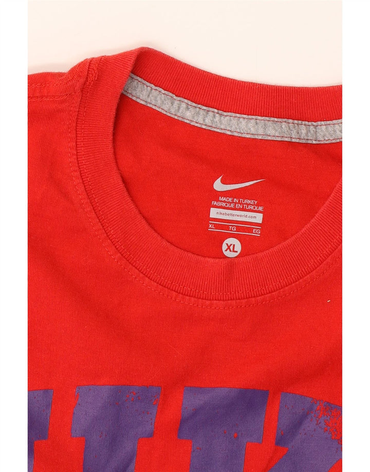Tricou grafic pentru bărbați NIKE Top XL Roșu