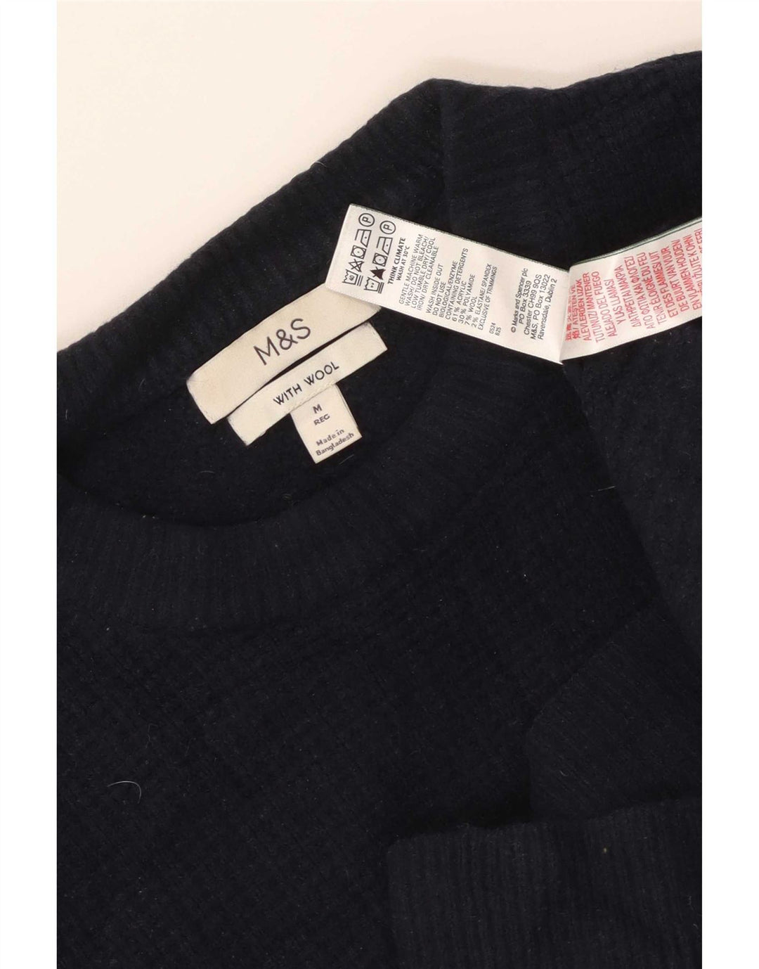 Marks & Spencer Bărbați Mediu Bleumarin Acrilic