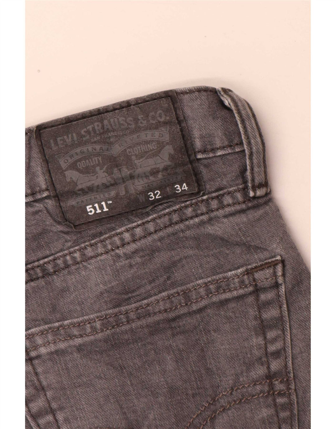 Blugi Levi's 511 Slim pentru bărbați W32 L32 bumbac gri