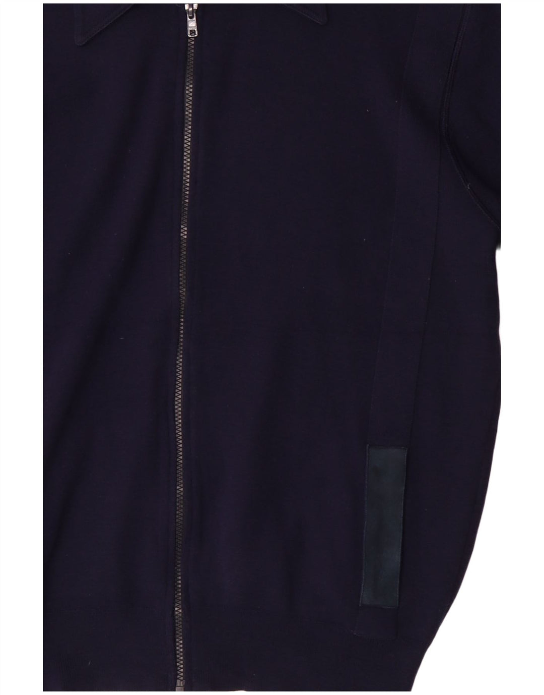 Cardigan Vintage pentru bărbați, lână, albastru, mediu